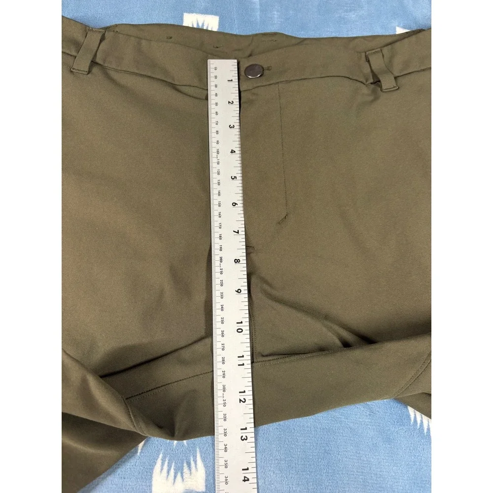 Lululemon Commission Slim-Fit Pant 36 Olive Green Warpstreme Commuter Trousers